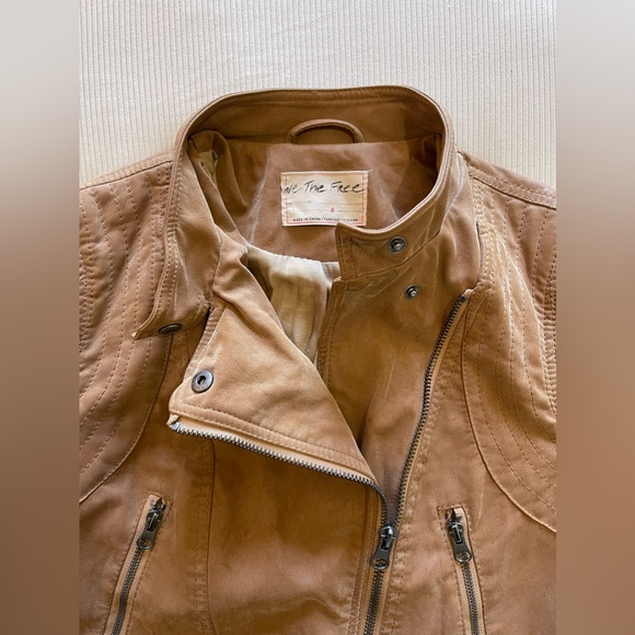 FREE PEOPLE We The Free Fenix Vegan Suede Jacket - Picture 3 of 6